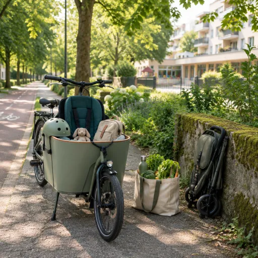 Vélo cargo familial : organiser son quotidien sans voiture avec des enfants