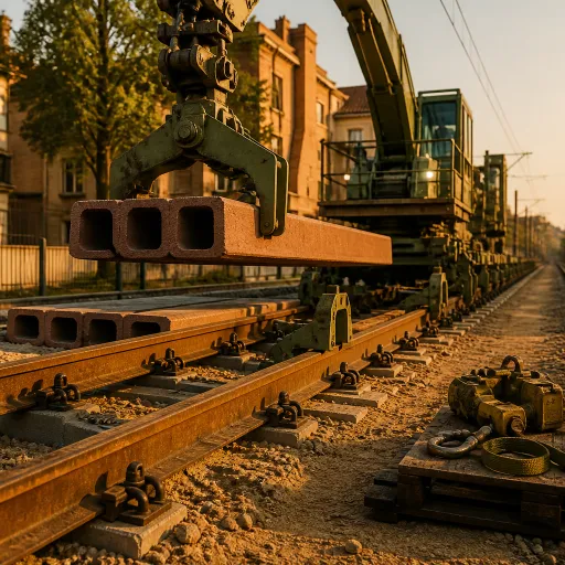 Comment les traverses creuses « hollow sleeper » transforment l’infrastructure ferroviaire urbaine